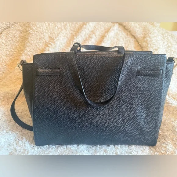 Kate Spade Holden Leather Tote Bag Black Removable Strap - Picture 8 of 11